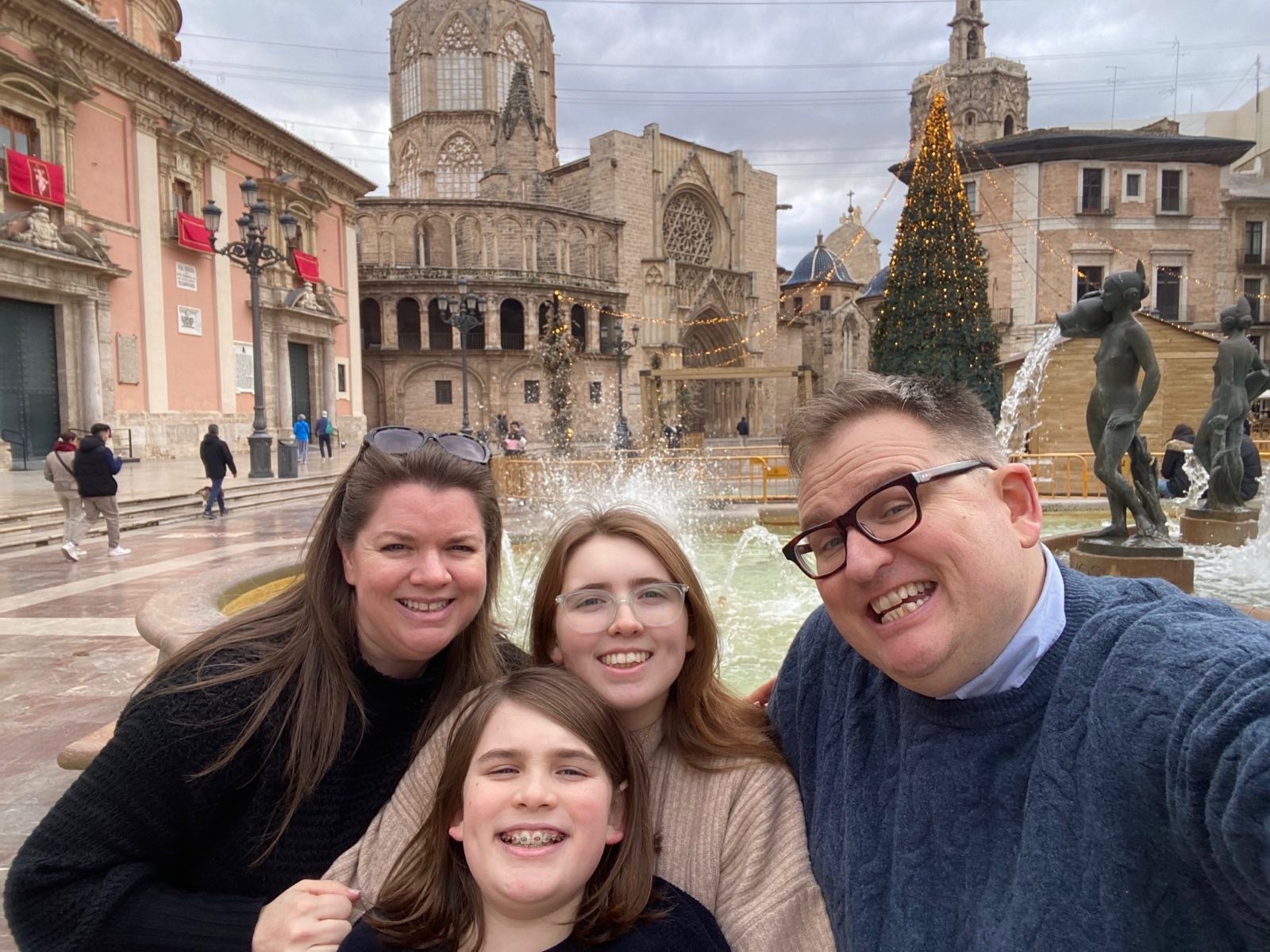 Josh with his family